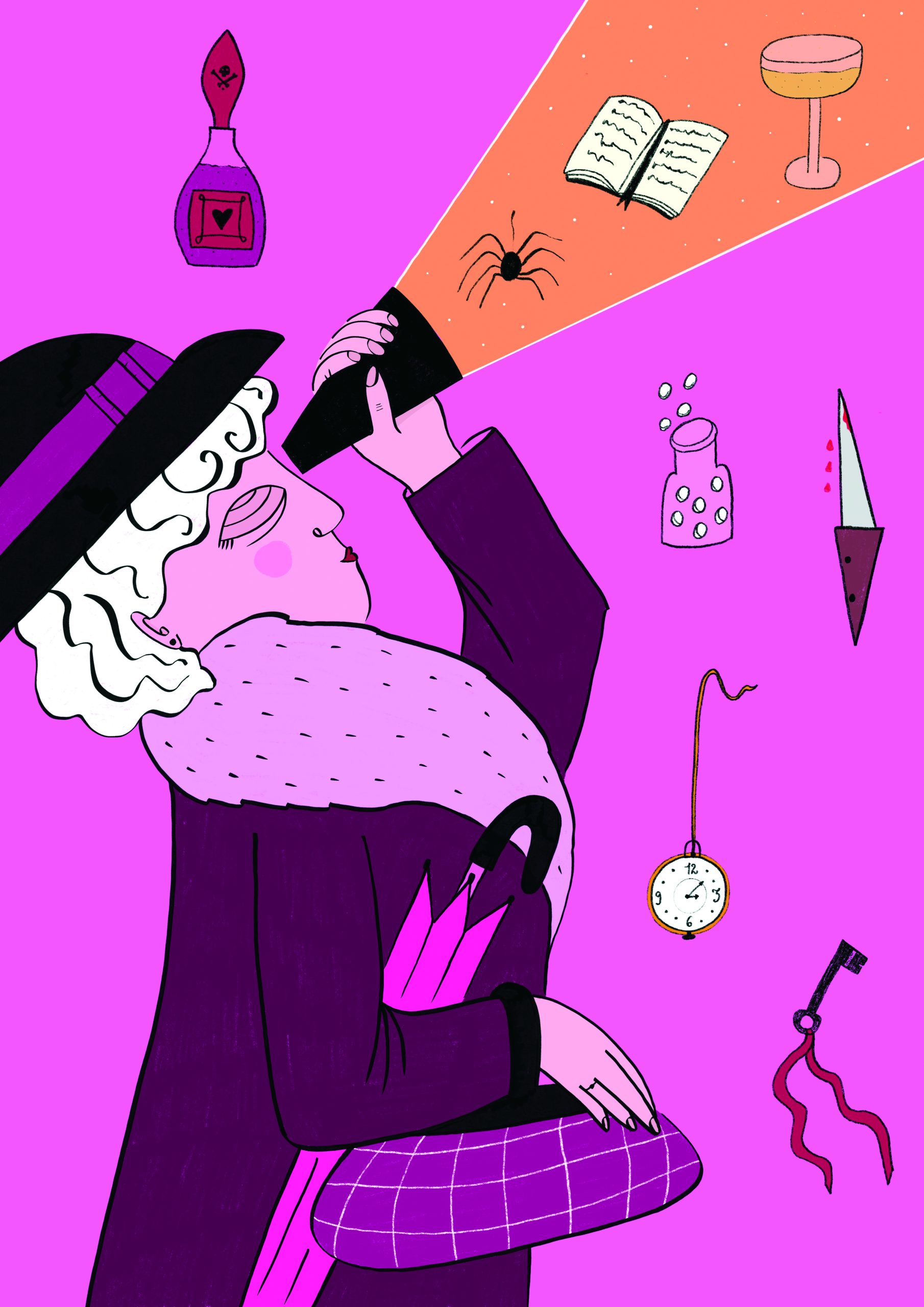 Article Illustration – Notos 96 – Crime Fiction Novels